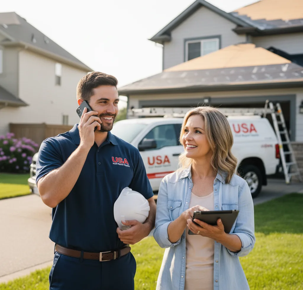 USA Roof Repair Experts customer support in Hermiston